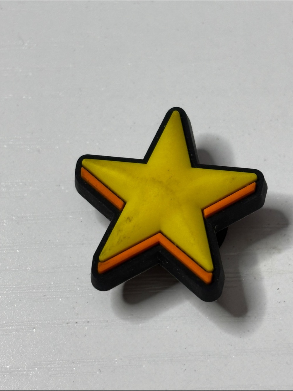 CROCS Yellow and Orange Star Jibbitz Charm